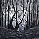 Abstract oil painting ' Charming forest', Pictures, Novosibirsk,  Фото №1