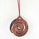 Pendant - Amulet made of wood 'Taniva'. Pendant. OakForest Wooden Jewelry. Online shopping on My Livemaster.  Фото №2