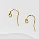 Швензы голдфилд желтый крючок 14/20 Gold-filled Г-090. Швензы. SEREBRO-FURNITURA. Интернет-магазин Ярмарка Мастеров.  Фото №2