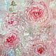 Oil painting Abstract Delicate peonies on a square canvas, Pictures, Moscow,  Фото №1