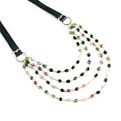 Украшения handmade. Livemaster - original item Necklace of tourmaline