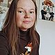 Брошь лиса осенняя рыжая из полимерной глины на пальто, свитер. Брошь-булавка. Елизавета Яковлева. Интернет-магазин Ярмарка Мастеров.  Фото №2