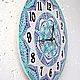 Reloj de pared Mandala, acrílico pintado a mano. Watch. Clocks for Home (Julia). Ярмарка Мастеров.  Фото №4