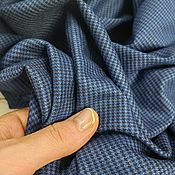 Материалы для творчества handmade. Livemaster - original item Fabric: Costume in, blue shade. Handmade.