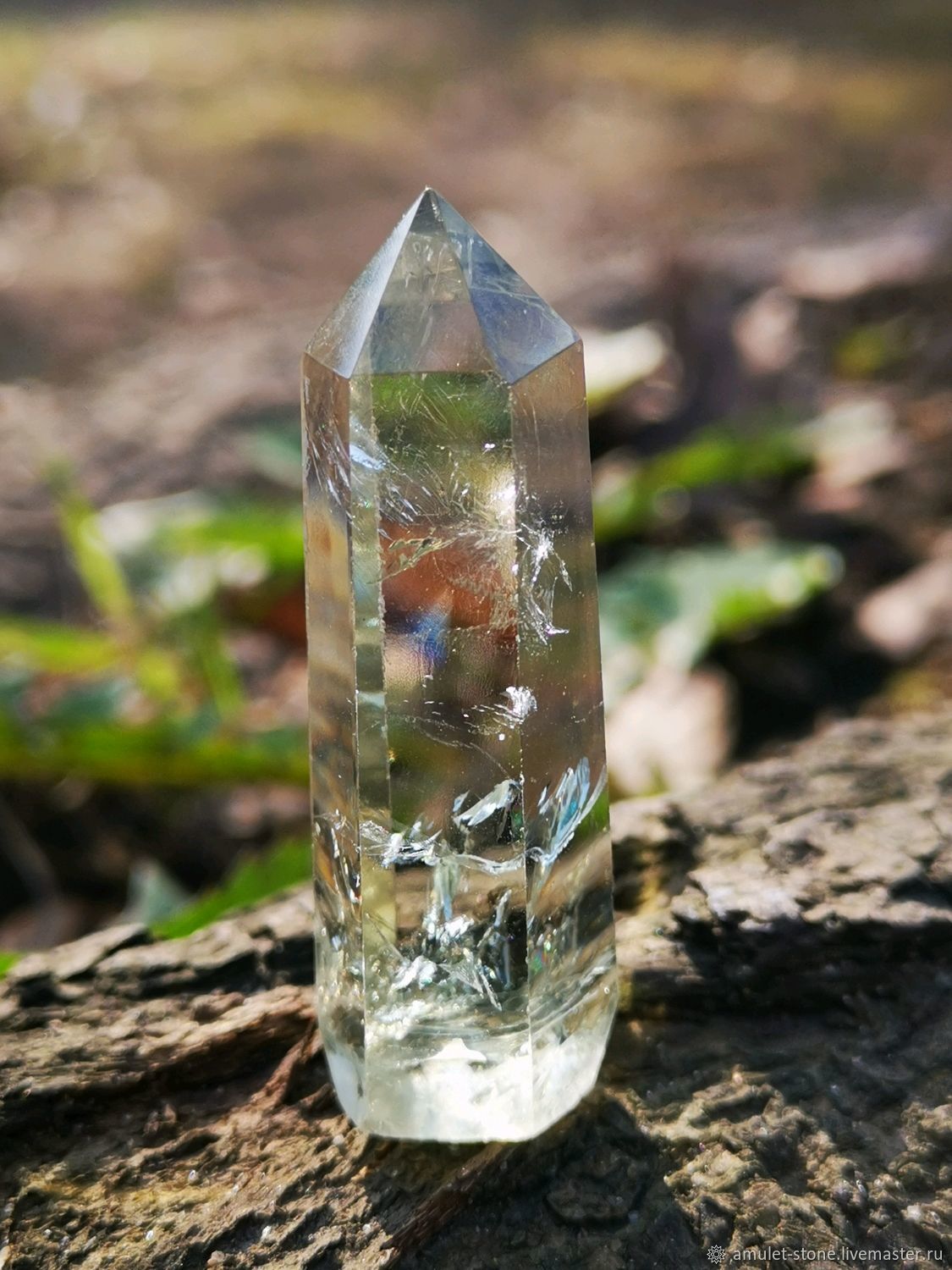 Кристалл: празиолит Весна, натуральные камни в интернет-магазине ЯрмаркаМастеров по цене 2130 ₽ – T0CFQRU