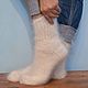 White down socks 'GIFT' made of goat down, Socks, Urjupinsk,  Фото №1
