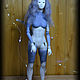 Минерва Кошка серая 32 см авторская шарнирная кукла. Шарнирная кукла. Zlata's fantasy dolls. Интернет-магазин Ярмарка Мастеров.  Фото №2