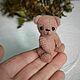 Миниатюрный мишка крючком. Игрушечный медвежонок. Амигуруми куклы и игрушки. РинаМарина. Ярмарка Мастеров.  Фото №5