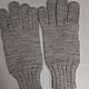Knitted gloves 2182S light gray. Gloves. HOBBIMANIYA. My Livemaster. Фото №5