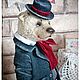 Том мишка в технике тедди. Мишки Тедди. Татьяна Корчикова teddy & dolls. Ярмарка Мастеров.  Фото №6