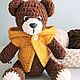 Barney bear, a knitted toy, Stuffed Toys, Zelenograd,  Фото №1