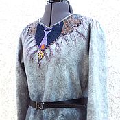 Одежда handmade. Livemaster - original item One-piece tunic with a loose silhouette. Handmade.