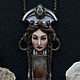 Necklace 'Iuvenes Regina' modern, art Nouveau. Necklace. House Of The Moon Dew. My Livemaster. Фото №4