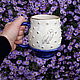 Order Mug with pimples, painting and gilding. Ceramist_mamontov. Livemaster. . Mugs and cups Фото №3