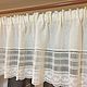Linen lambrequin'Milk with cambric' in stock. Curtains. Linen fantasy. My Livemaster. Фото №4