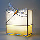 Lamp Dragonfly. Decorative lamp made of glass, Table lamps, Moscow,  Фото №1