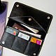 Wallet longer 'Lizard stingray' with decorative embossing. Purse. J.P.-Handmade Designer Bags. My Livemaster. Фото №4