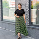 Floor-length skirt with 4 wedges on the yoke, Skirts, Novosibirsk,  Фото №1