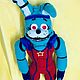 Заказать Глэмрок Бонни / Glamrock Bonnie из игре Five Nights at Freddy's. Галина Додонова. Ярмарка Мастеров. . Мягкие игрушки Фото №3