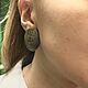 Винтаж: Винтажные серьги:Лабиринт. Серьги винтажные. Ma-Mia. Ярмарка Мастеров.  Фото №6