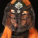 Маска Шахерезады. Карнавальные маски. Красная (red-witch). Ярмарка Мастеров.  Фото №5