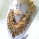 Order Necklace 'Golden Sands' and Earrings - citrine, rutile quartz. Dorida's Gems (Dorida-s-gems). Livemaster. . Jewelry Sets Фото №3