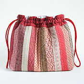 Сумки и аксессуары handmade. Livemaster - original item Textile bag for personal items. Quilt. Handmade.
