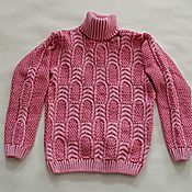 Одежда детская handmade. Livemaster - original item Knitted sweater, age 6-7 years.. Handmade.