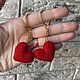 Beaded Heart Keychain. Key chain. GlassJewelry. My Livemaster. Фото №4