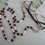 Украшения handmade. Livemaster - original item Eyeglass Holders/ Beaded Chain - harness. Handmade.