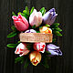 Soap bouquet of tulips in a basket ). Soap. We are Toys. Online shopping on My Livemaster.  Фото №2