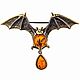 Brooch Bat Mascot Halloween decoration. Brooches. BalticAmberJewelryRu Tatyana. My Livemaster. Фото №4