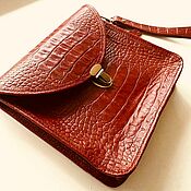 Сумки и аксессуары handmade. Livemaster - original item A purse made of leather. Handmade.