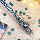 Order The author's Magic wand 'Heart of the ocean' mother of pearl. HappyFingers Movie store (happyfingers). Livemaster. . Magic wand Фото №3