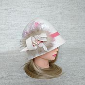 Аксессуары handmade. Livemaster - original item Women`s felted wool hat. Handmade.