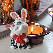 Для дома и интерьера handmade. Livemaster - original item Candle holder porcelain 