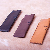 Сумки и аксессуары handmade. Livemaster - original item Genuine Leather Safety Razor Case. Handmade.