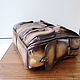 Men's leather bag with custom engraving for Andrey. Men\'s bag. Innela- авторские кожаные сумки на заказ.. My Livemaster. Фото №4