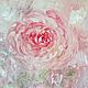 Oil painting Abstract Delicate peonies on a square canvas. Pictures. sharaeva-elena. My Livemaster. Фото №5