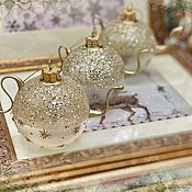 Сувениры и подарки handmade. Livemaster - original item Christmas decorations: Sparkling Teapot. Handmade.