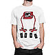 Cotton T-shirt ' Orwell1984', T-shirts and undershirts for men, Moscow,  Фото №1
