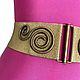 belt-elastic band Snail Golden Bronze, the belt may be of a different color. Belt. elastic belt. My Livemaster. Фото №4