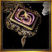 Barrette Hour heart with opal Chasodei Hourday Clock key