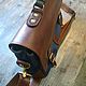 Briefcase made of genuine leather. Brief case. 'АГОРА' изделия из натуральной кожи. My Livemaster. Фото №4
