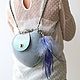 Handbag 3 in 1 convertible Princess Heart 'Mermaid'. Backpacks. Miss Frivolity. Online shopping on My Livemaster.  Фото №2