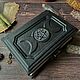 Заказать Чёрный гримуар троелуние с пентаграммой. Grimuar-book. Ярмарка Мастеров. . Гримуар Фото №3