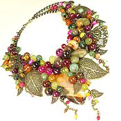 Украшения handmade. Livemaster - original item The Anticipation Of Autumn. necklace made of natural stones. Handmade.