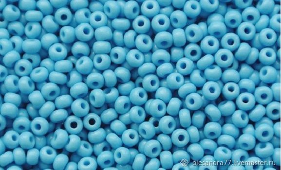 10/0 Preciosa Czech Glass Seed Beads OPAQUE BLUE  20 grams
