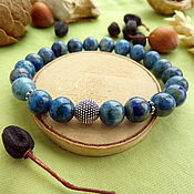 Украшения handmade. Livemaster - original item Bracelet with lapis lazuli. Handmade.