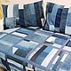 Denim set Bedspread and cushion cover, Bedspreads, Moscow,  Фото №1